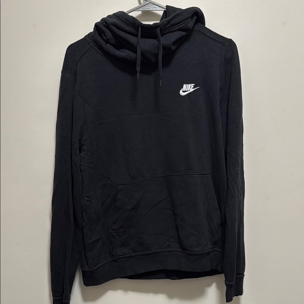 Nike Women’s Black Cow-neck Hoodie